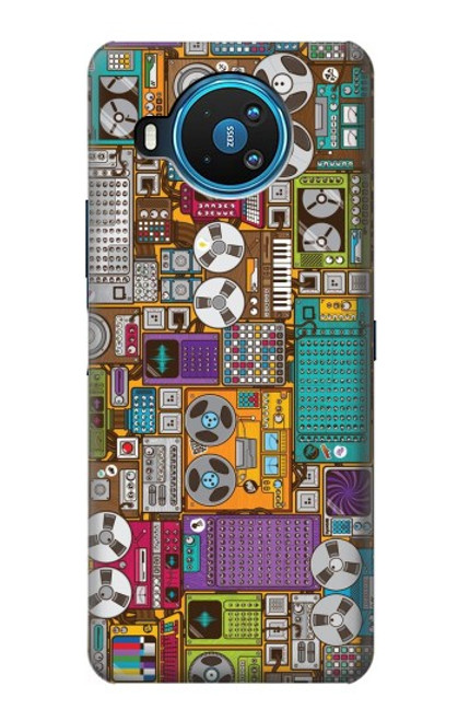S3879 Retro Music Doodle Case For Nokia 8.3 5G