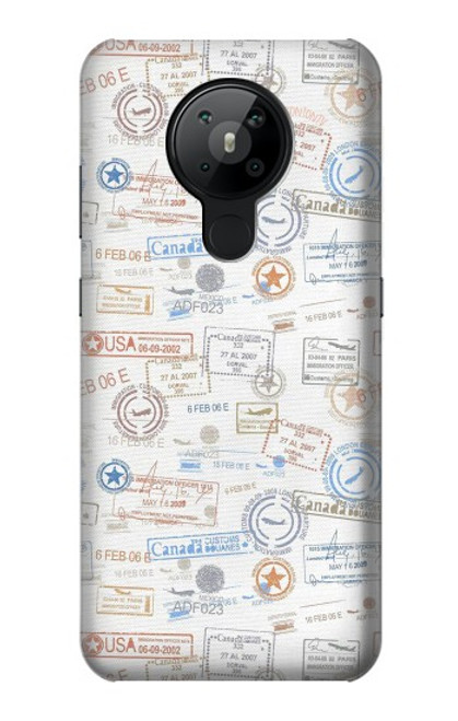 S3903 Travel Stamps Case For Nokia 5.3