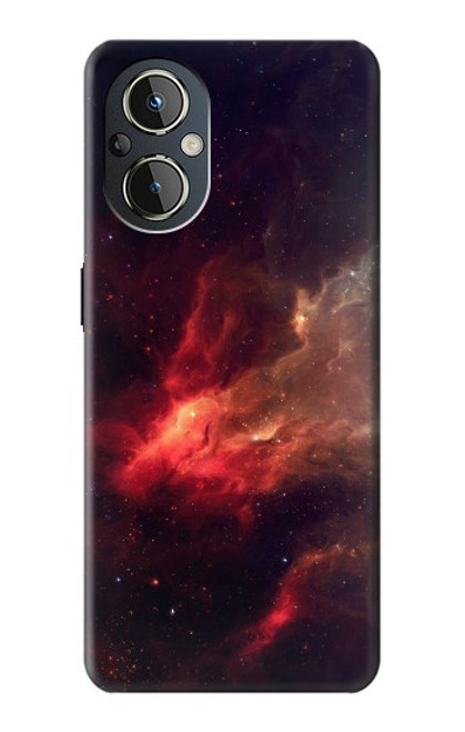 S3897 Red Nebula Space Case For OnePlus Nord N20 5G