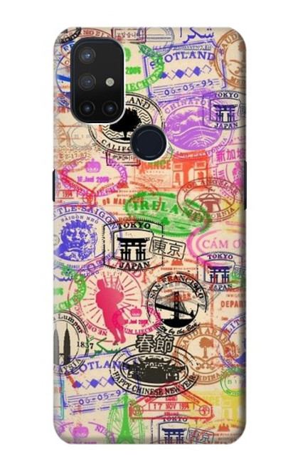 S3904 Travel Stamps Case For OnePlus Nord N10 5G