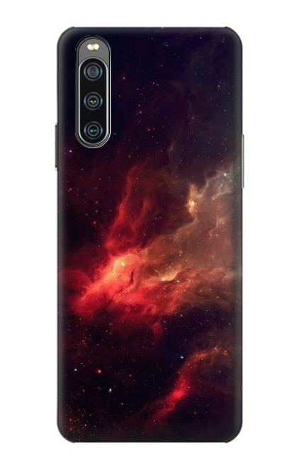 S3897 Red Nebula Space Case For Sony Xperia 10 IV