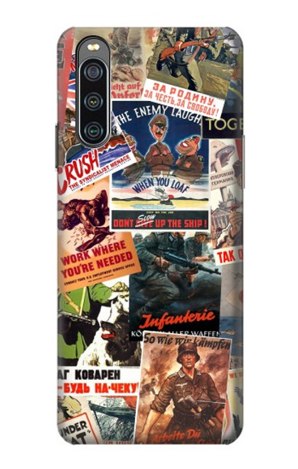 S3905 Vintage Army Poster Case For Sony Xperia 10 IV