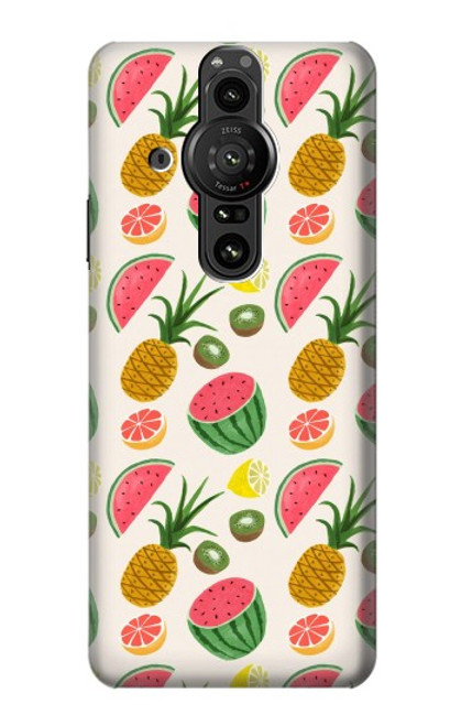 S3883 Fruit Pattern Case For Sony Xperia Pro-I