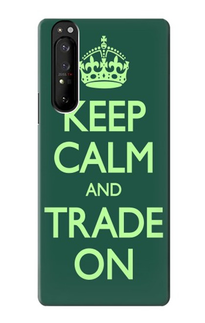 S3862 Keep Calm and Trade On Case For Sony Xperia 1 III