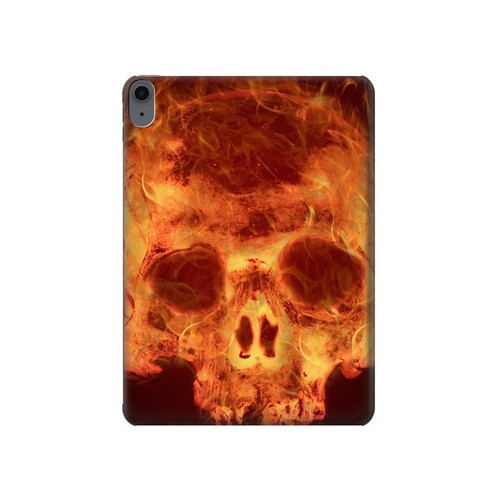 S3881 Fire Skull Hard Case For iPad Air (2020, 2022), Air 11 (2024,2025,2026), Pro 11 (2022)