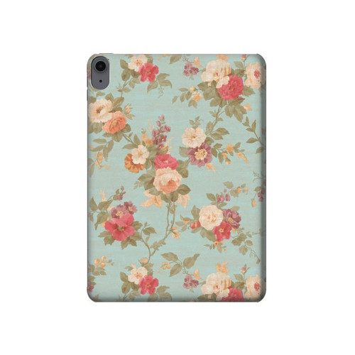 S3910 Vintage Rose Hard Case For iPad Air (2022,2020, 4th, 5th), iPad Pro 11 (2022, 6th)