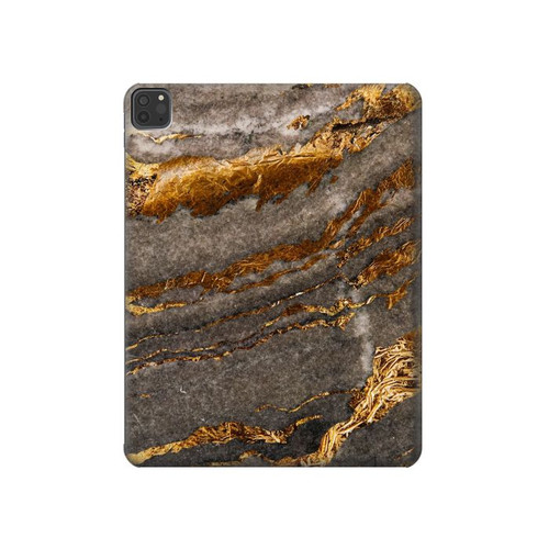 S3886 Gray Marble Rock Hard Case For iPad Pro 11 (2021,2020,2018, 3rd, 2nd, 1st)