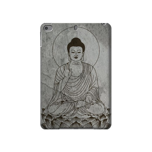 S3873 Buddha Line Art Hard Case For iPad mini 4, iPad mini 5, iPad mini 5 (2019)
