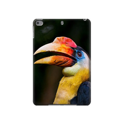 S3876 Colorful Hornbill Hard Case For iPad mini 4, iPad mini 5, iPad mini 5 (2019)