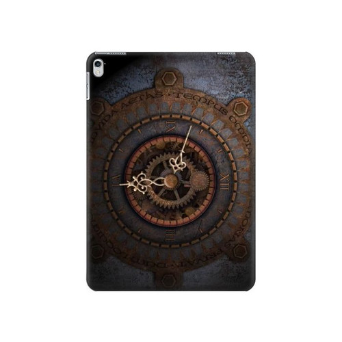 S3908 Vintage Clock Hard Case For iPad Air 2, iPad 9.7 (2017,2018), iPad 6, iPad 5