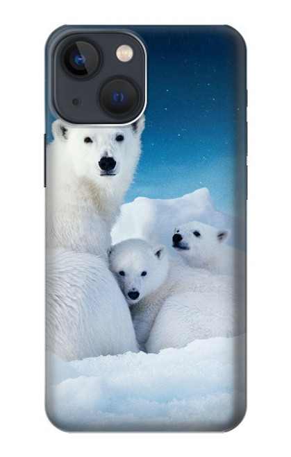 S0285 Polar Bear Family Arctic Case For iPhone 14