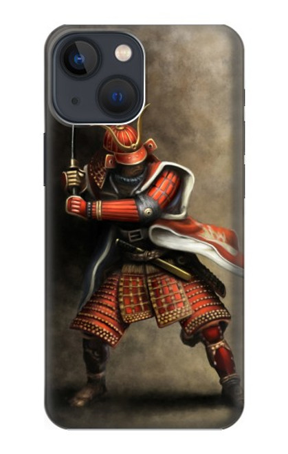 S0796 Japan Red Samurai Case For iPhone 14