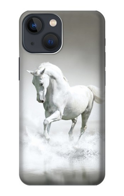 S0932 White Horse Case For iPhone 14