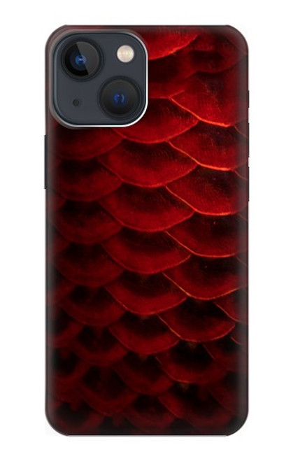 S2879 Red Arowana Fish Scale Case For iPhone 14