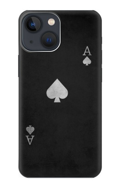 S3152 Black Ace of Spade Case For iPhone 14