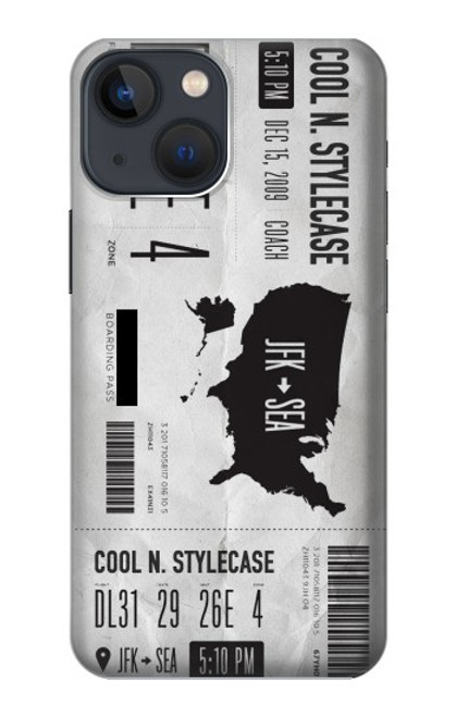 S3615 Airline Boarding Pass Art Case For iPhone 14