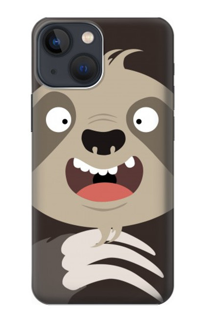 S3855 Sloth Face Cartoon Case For iPhone 14