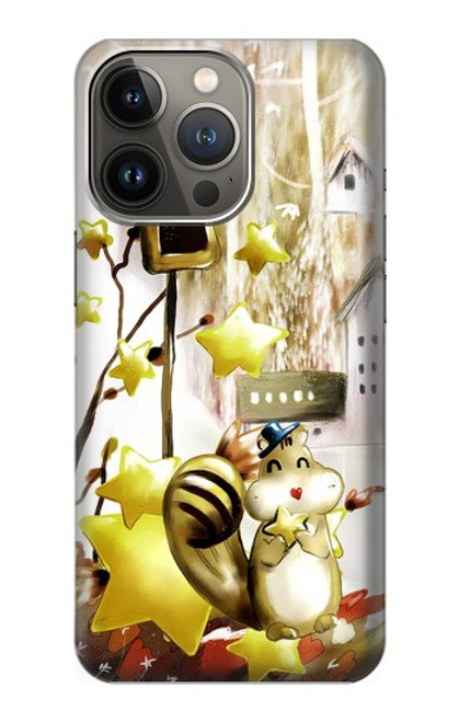 S0109 Cute Squirrel Cartoon Case For iPhone 14 Pro