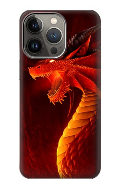 S0526 Red Dragon Case For iPhone 14 Pro