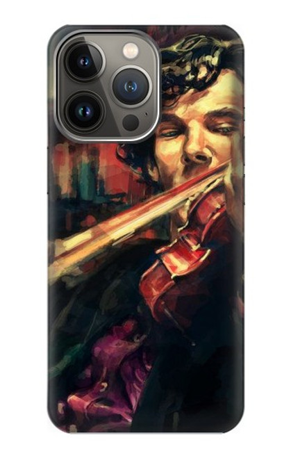 S0723 Violin Art Paint Case For iPhone 14 Pro