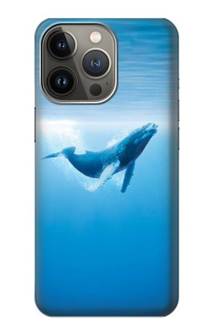 S0843 Blue Whale Case For iPhone 14 Pro