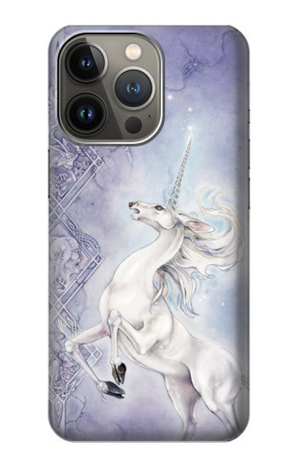 S1134 White Horse Unicorn Case For iPhone 14 Pro
