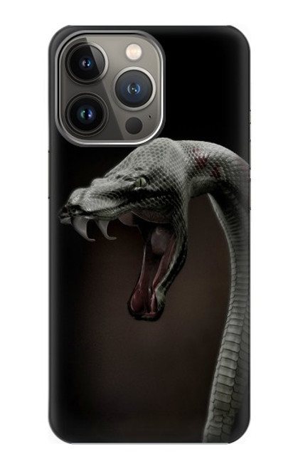 S1597 Black Mamba Snake Case For iPhone 14 Pro