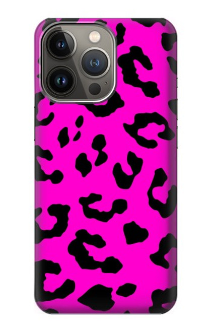 S1850 Pink Leopard Pattern Case For iPhone 14 Pro