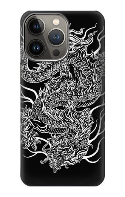 S1943 Dragon Tattoo Case For iPhone 14 Pro