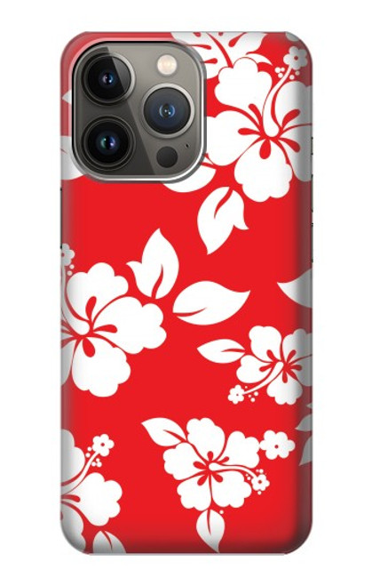 S1949 Hawaiian Hibiscus Pattern Case For iPhone 14 Pro