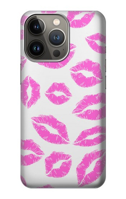 S2214 Pink Lips Kisses Case For iPhone 14 Pro