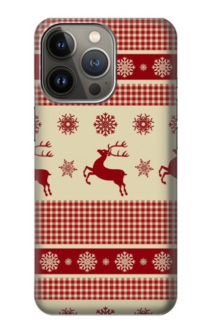 S2310 Christmas Snow Reindeers Case For iPhone 14 Pro