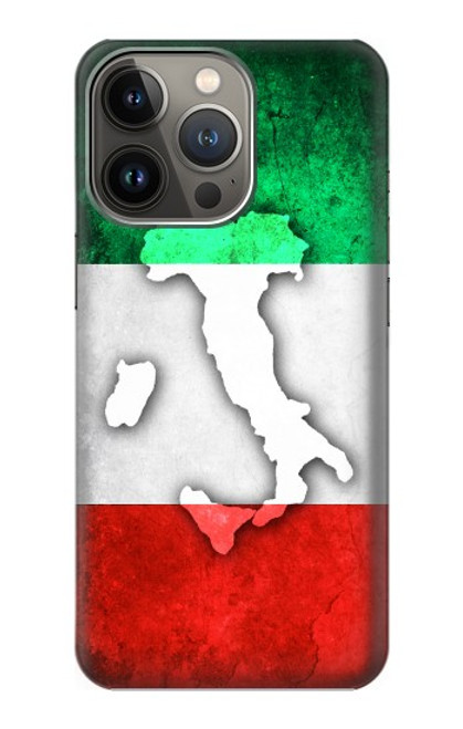 S2338 Italy Flag Case For iPhone 14 Pro