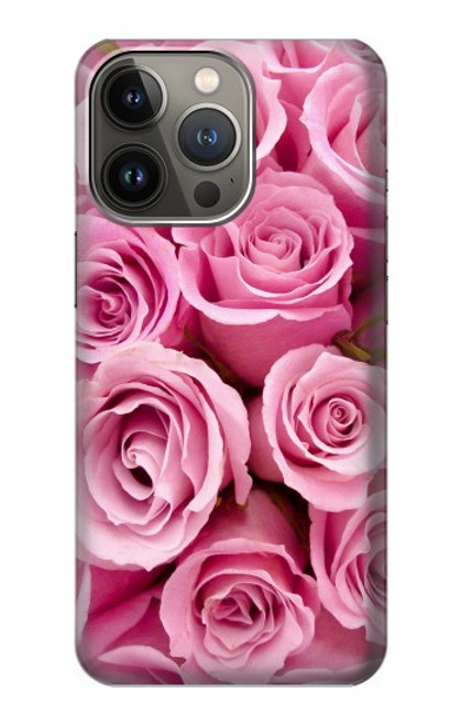 S2943 Pink Rose Case For iPhone 14 Pro