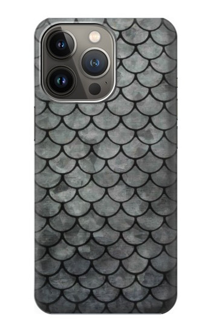 S2950 Silver Fish Scale Case For iPhone 14 Pro