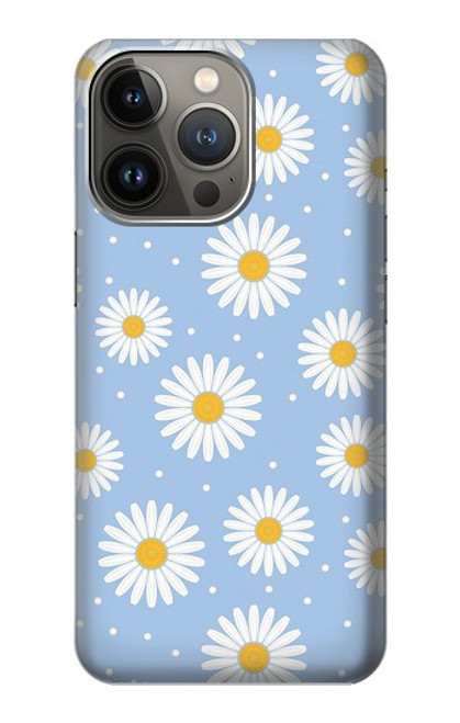 S3681 Daisy Flowers Pattern Case For iPhone 14 Pro