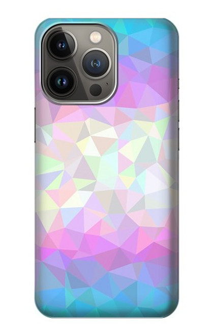 S3747 Trans Flag Polygon Case For iPhone 14 Pro