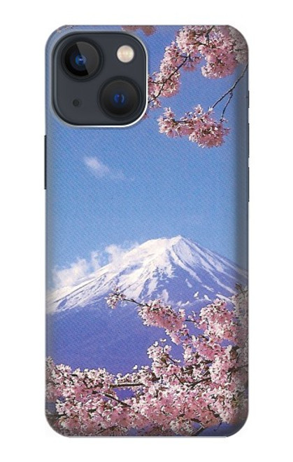 S1060 Mount Fuji Sakura Cherry Blossom Case For iPhone 14 Plus
