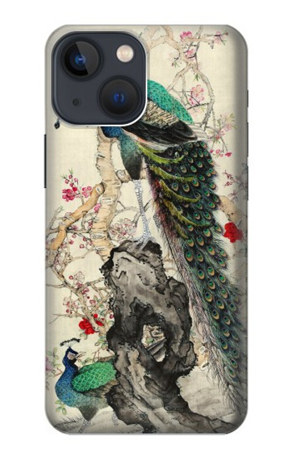 S2086 Peacock Painting Case For iPhone 14 Plus