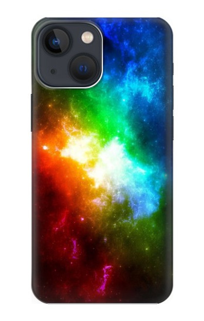 S2312 Colorful Rainbow Space Galaxy Case For iPhone 14 Plus