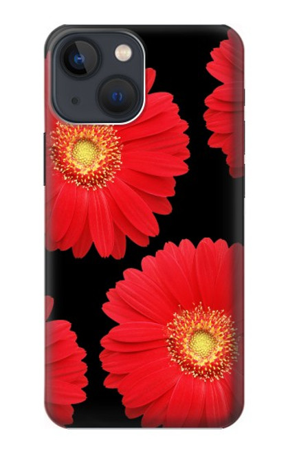 S2478 Red Daisy flower Case For iPhone 14 Plus