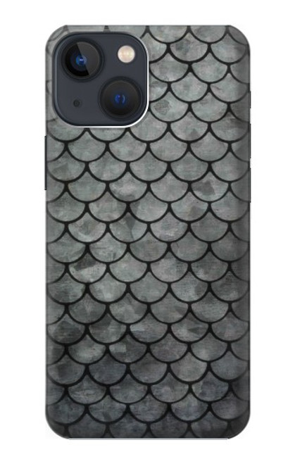 S2950 Silver Fish Scale Case For iPhone 14 Plus