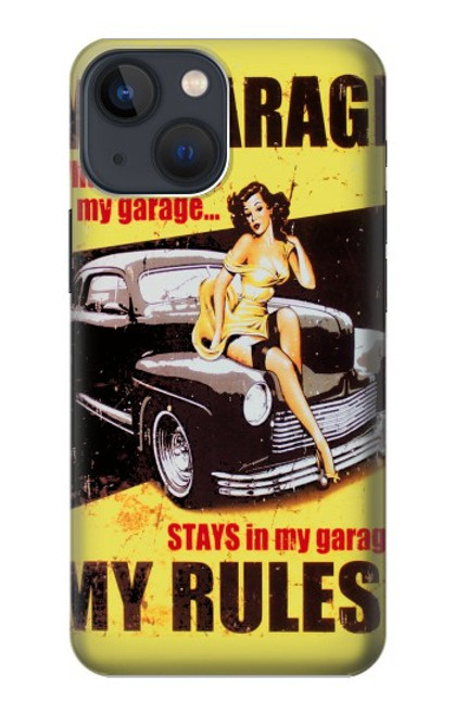 S3198 My Garage Pinup Girl Case For iPhone 14 Plus