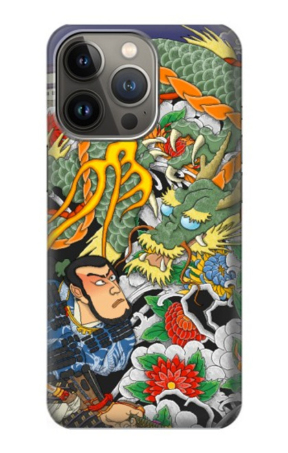S0454 Japan Tattoo Case For iPhone 14 Pro Max