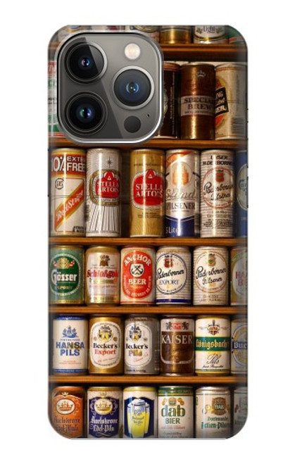 S0983 Beer Cans Collection Case For iPhone 14 Pro Max