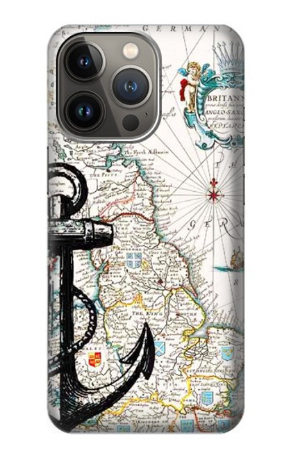 S1962 Nautical Chart Case For iPhone 14 Pro Max