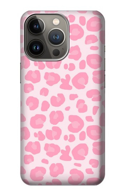 S2213 Pink Leopard Pattern Case For iPhone 14 Pro Max
