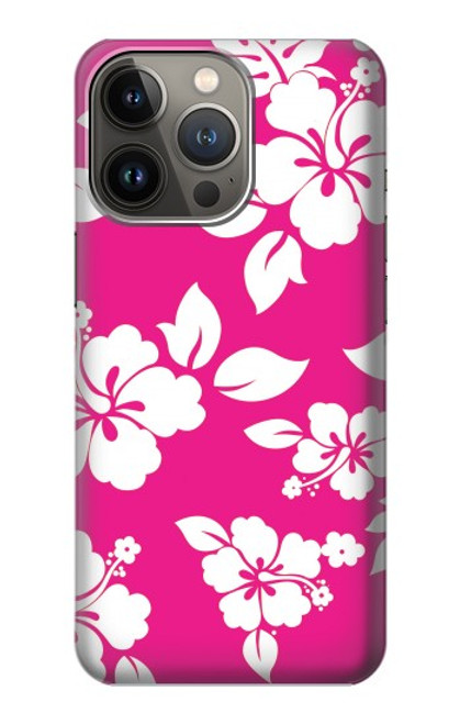 S2246 Hawaiian Hibiscus Pink Pattern Case For iPhone 14 Pro Max