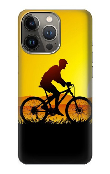 S2385 Bicycle Bike Sunset Case For iPhone 14 Pro Max