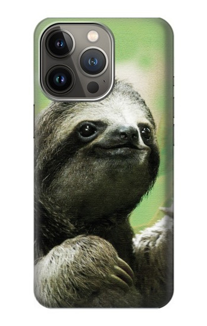 S2708 Smiling Sloth Case For iPhone 14 Pro Max